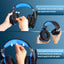 G2000 Head Mounted Gaming Earphones with Wired Illumination Heavy Bass Earphones Computer Esports PS4 Earphones - Korvel