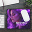 Electric Grace Mouse Pad – Purple Energy Art