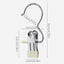 10pcs Premium Stainless Steel Clothespins for Laundry and Organization