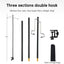 Portable Aluminum Alloy Camping Lamp Holder with Storage Bag