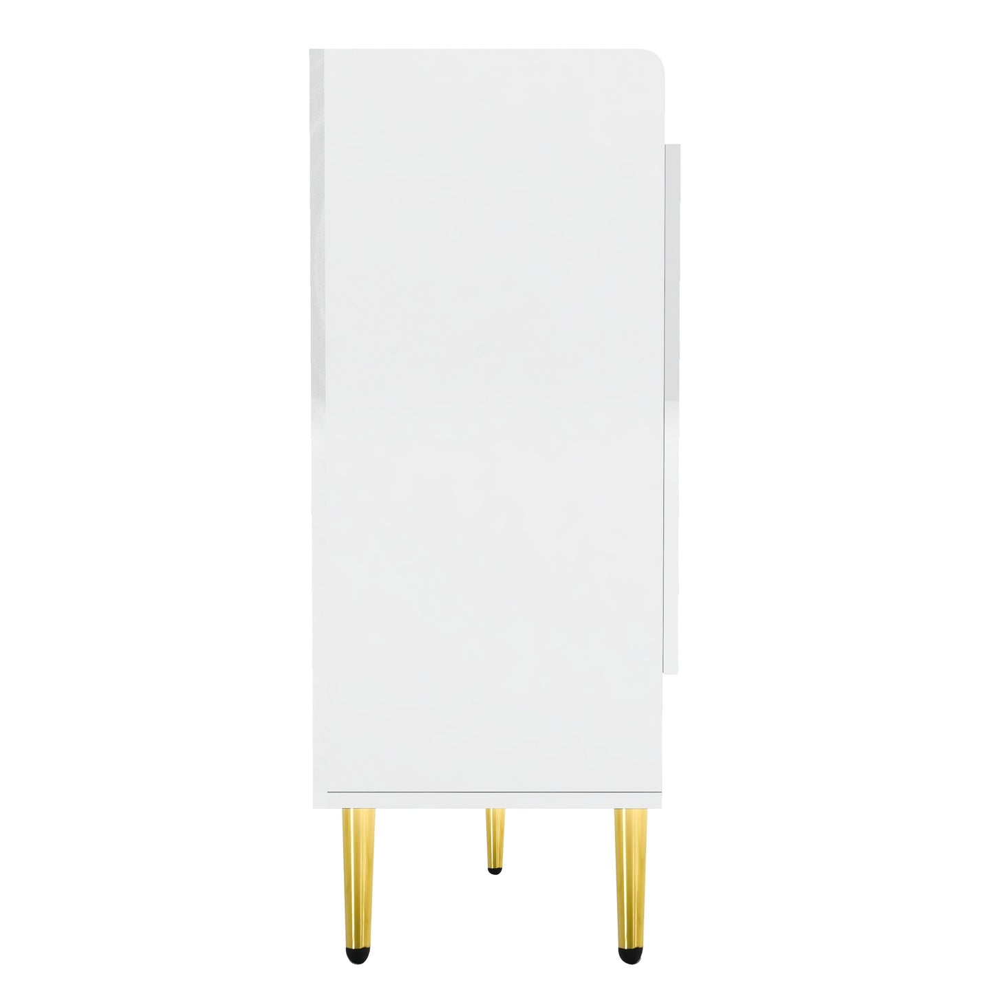 U-Can shoe cabinet with door, 11 layers with adjustable shelves, modern wooden shoe cabinet (PVC surface) - Korvel