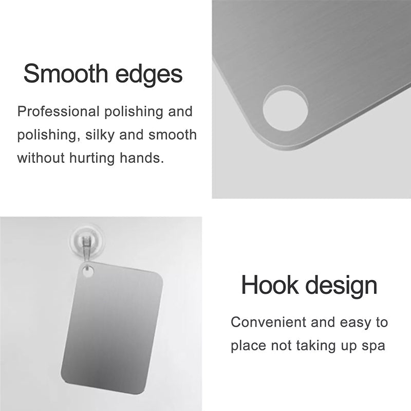 Premium Double-Sided Pure Titanium Kitchen Cutting Board