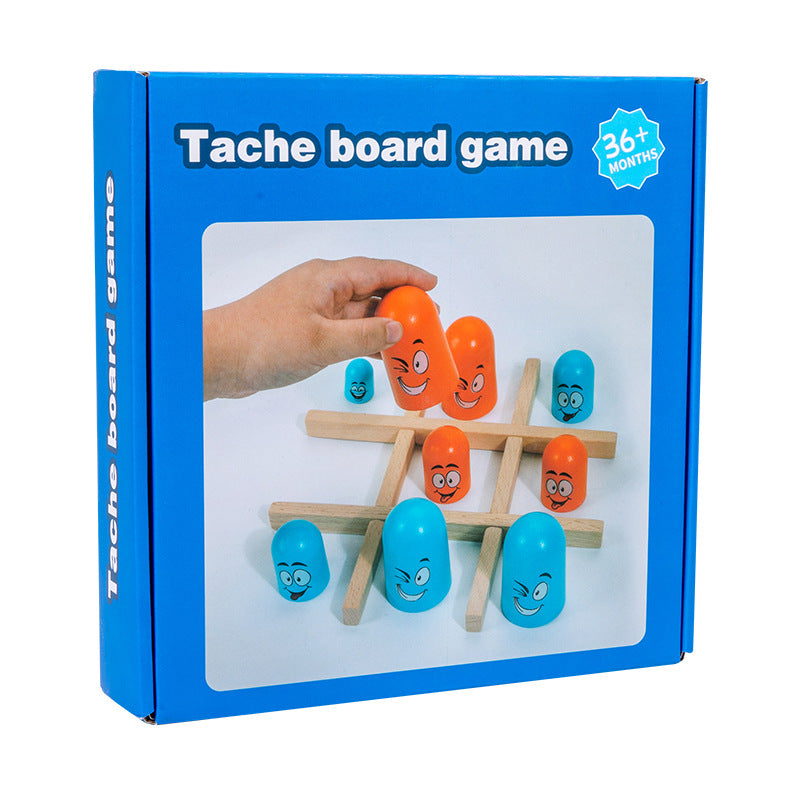 Preschool board game nesting doll face changing cross chess training intelligence parent-child interactive puzzle toy - Korvel