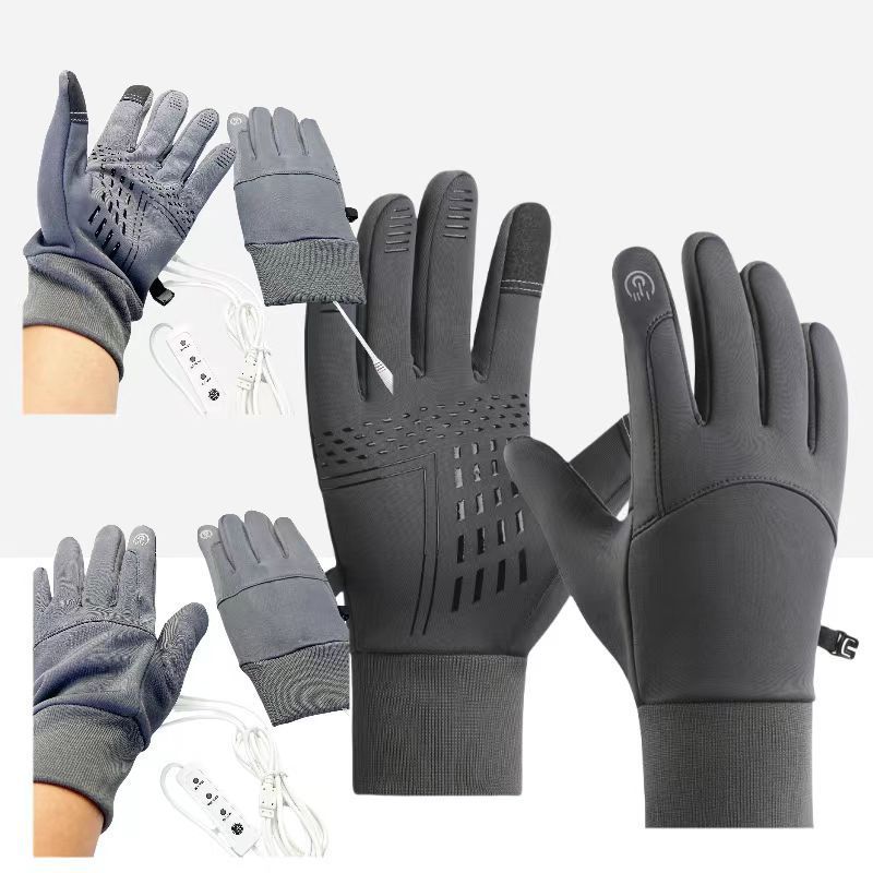 USB Electric Heating Gloves for Cycling and Outdoor Activities