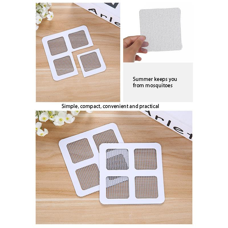 20pcs Summer Anti-Mosquito Fill In The Loophole Mosquito Window Screen Sticker Home Anti Mosquito Repair Screen Patch Stickers - Korvel