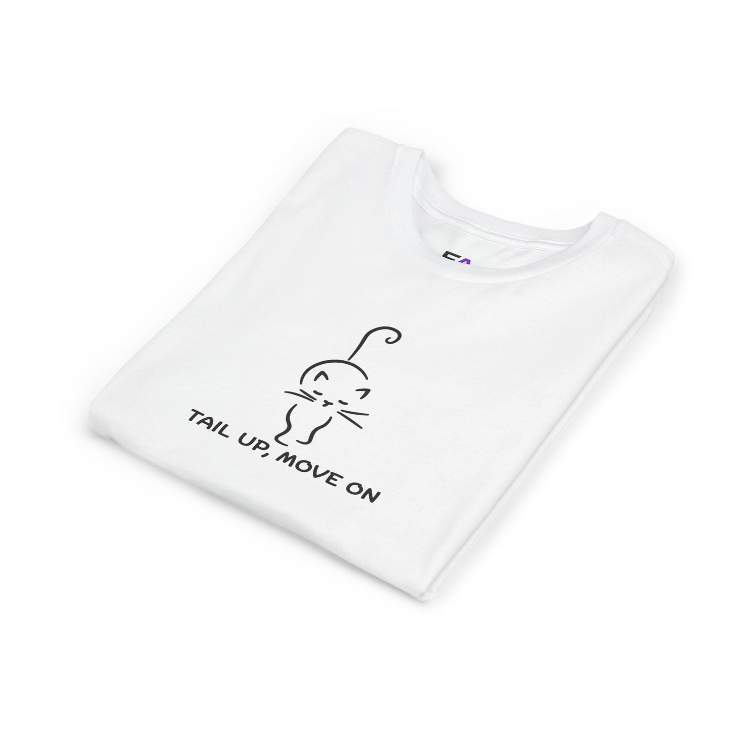Tail Up, Move On Youth Tee – Small Human, Big Attitude