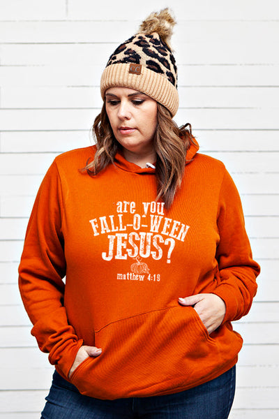 Sudadera con capucha Fall-O-Ween Jesus 4883