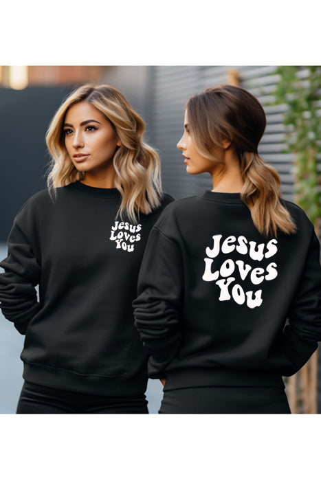 Jesus Loves You Sweatshirt 4884gsweat - Korvel