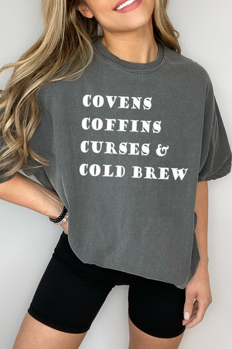 Covens and Coffee Oversized T-Shirt