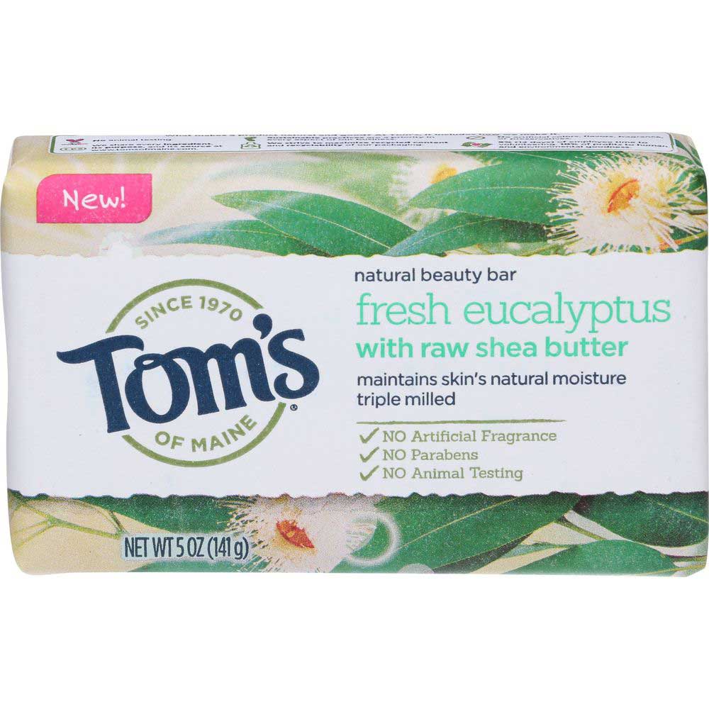Savon Naturel Tom's of Maine, Eucalyptus Frais, 5 Oz