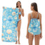 Two-in-One Foldable Beach Towel with Storage Bag