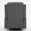 Gray PU Leather Recliner Massage Chair with Adjustable Positions