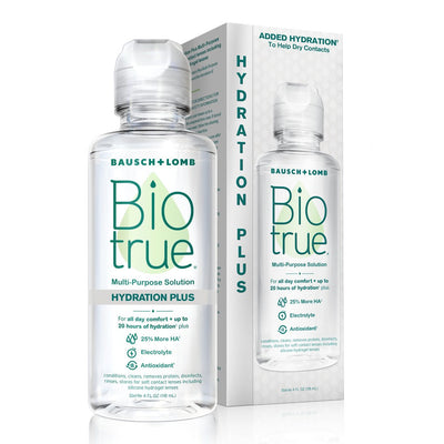 Biotrue Hydration Plus Contact Lens Solution - 4 Oz