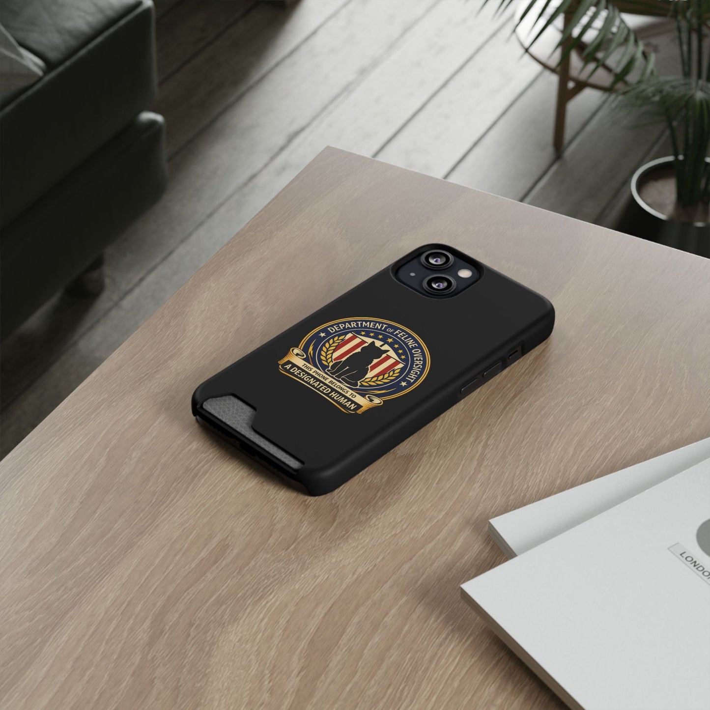 Department of Feline Oversight MagSafe iPhone Case - Designated Human Edition