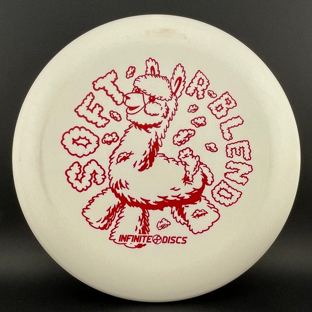 Soft R-Blend Alpaca Disc Golf Putter - Fluffy Alpaca Stamp