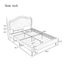 Full Size Velvet Upholstered Smart LED Bed Frame with Adjustable Height Headboard,No Box Spring Needed,Easy Assembly,Beige - Korvel