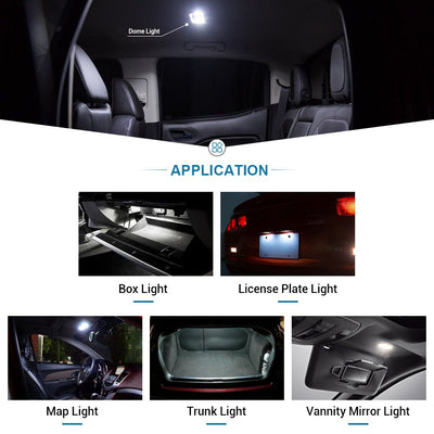 Auto Parts W5W T10 Led Canbus Bulb Interior Light Suitable for BMW E Series - Korvel