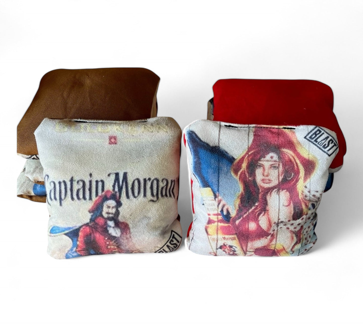 Premium Captain Morgan Cornhole Bags - Set of 8 - Korvel