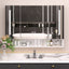 Modern 39x28 Inch Bathroom Medicine Cabinet with LED Lights