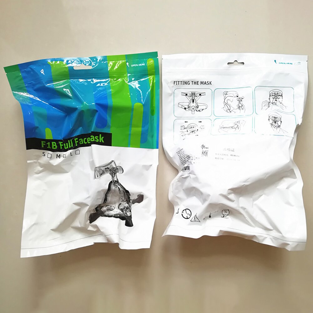 Universal F1B Full Face Nasal Mask Headgear For CPAP BIPAP Machine For Anti Snoring Apnea Sleep Aid Headgear Kit - Korvel