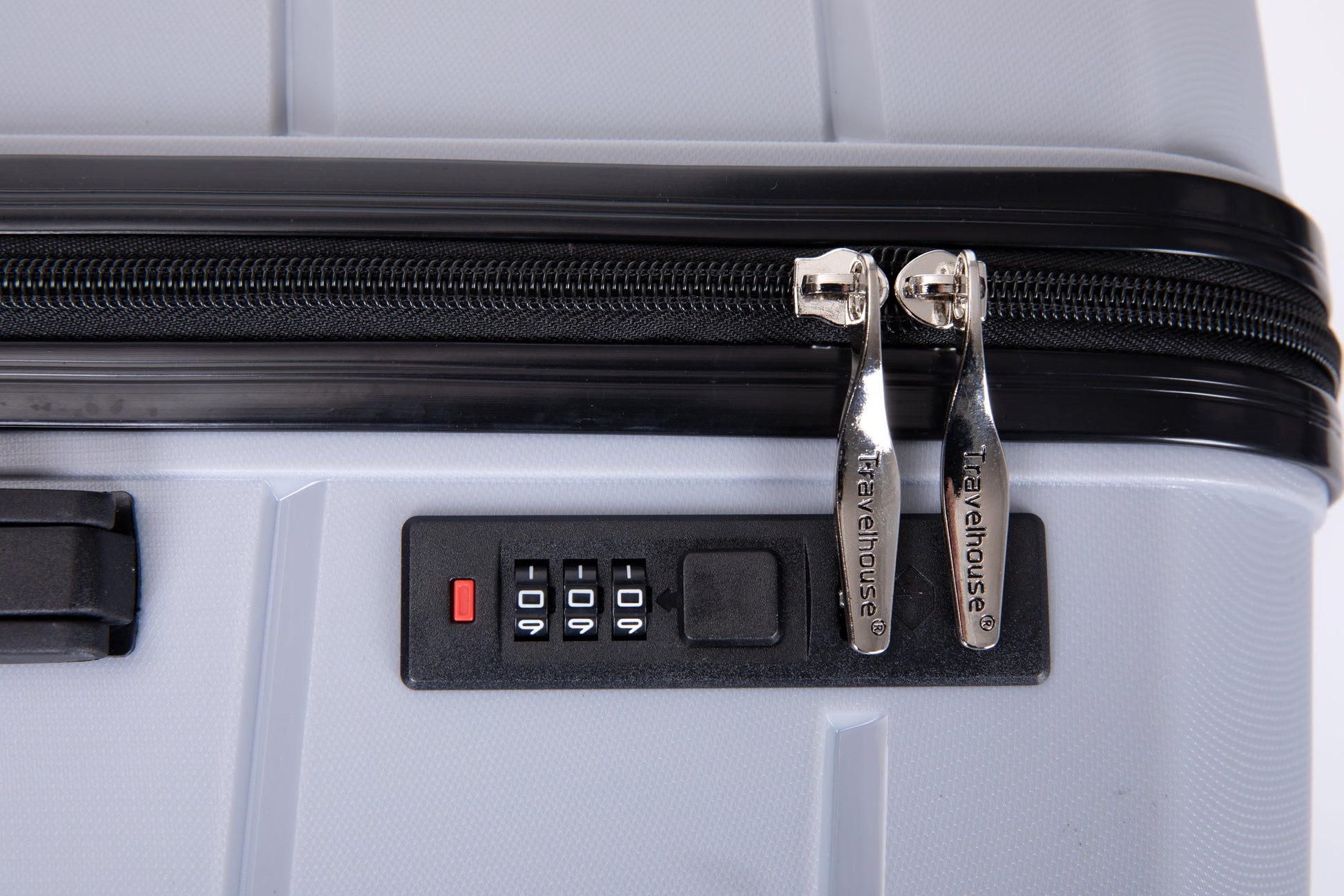 Hardshell Suitcase Spinner Wheels PP Luggage Sets Lightweight Suitcase with TSA Lock,3-Piece Set (20/24/28) ,Silver - Korvel