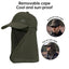 1pc Summer Baseball Cap with Detachable 360° Neck Sun Flap. For men, hiking, fishing, outdoor. - Korvel