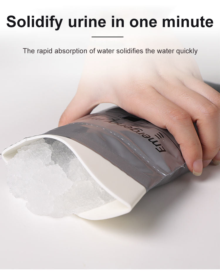 4-Pack Portable Outdoor Urine Bags - 700ml Capacity