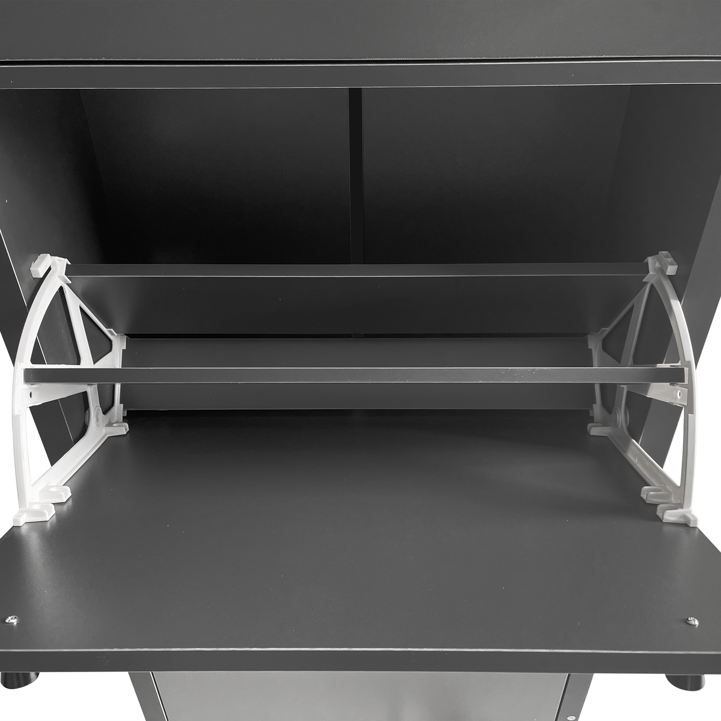 Organizador de Entrada Funcional ONTREND con 2 Cajones Plegables - Gris