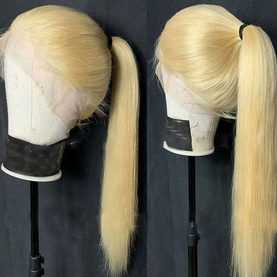 Premium Long Straight Lace Front Wig - 613 #