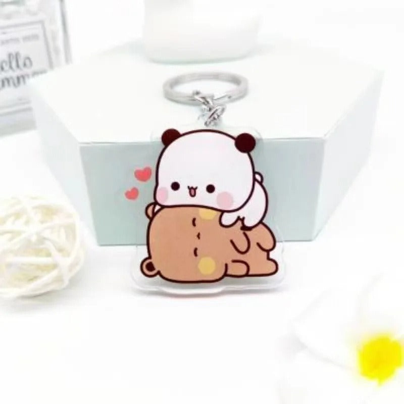 Porte-clés en pendentif Panda Géant Bubudu Cartoon Mignon