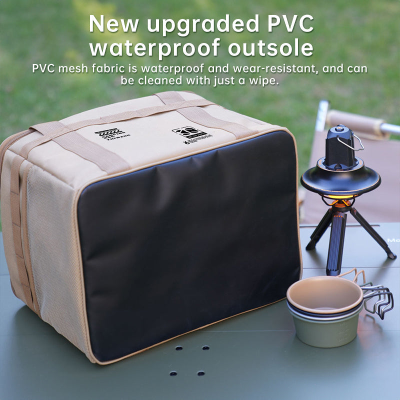 Outdoor storage bag, large - capacity foldable storage box, camping gear for picnic, portable, water - resistant - Korvel