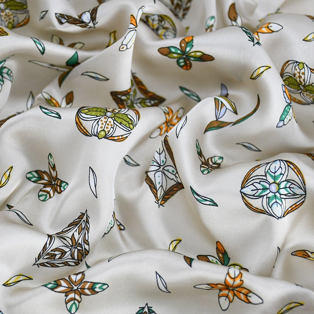 Silk Scarf Women's Sunscreen Beach Imitation Silk Versatile Silk Scarf Neckband - Korvel