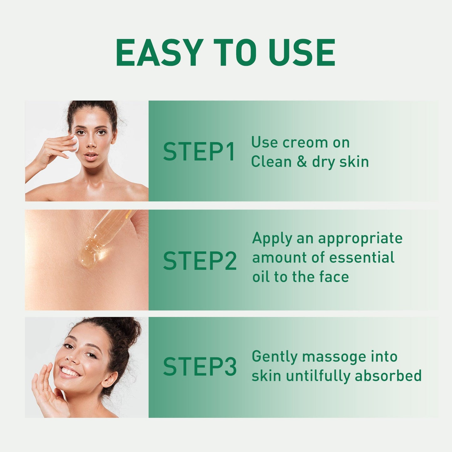 Tea Tree Oil Acne Serum, Remove Acne, Clear Acne, Repair Skin, Lighten Acne Printing Face Essence - Korvel