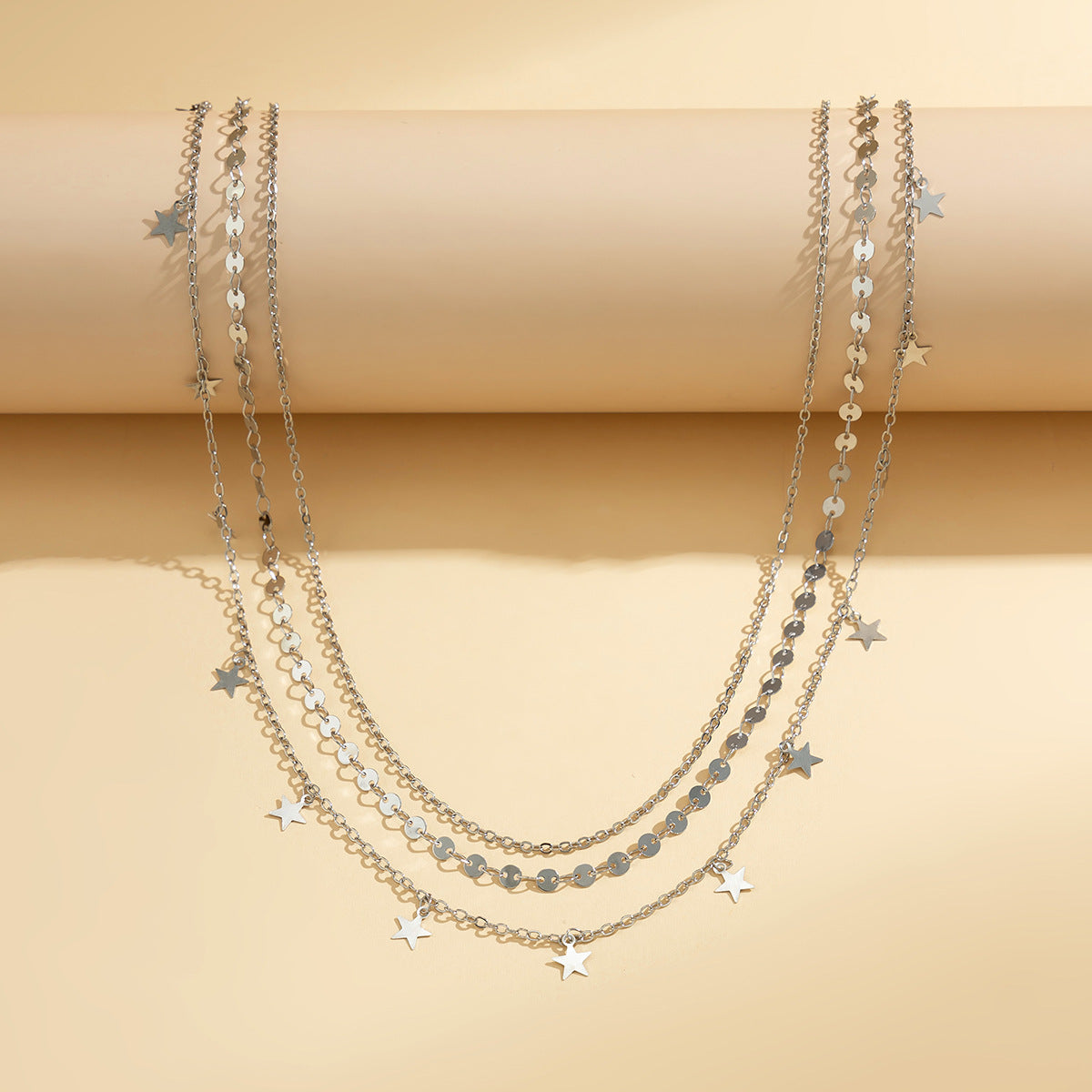 Metal Star Butterfly Waist Chain Beach Wind Pearl Tassel Body Chain - Korvel