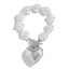 Ensemble de collier pendentif creux en forme de cœur élégant