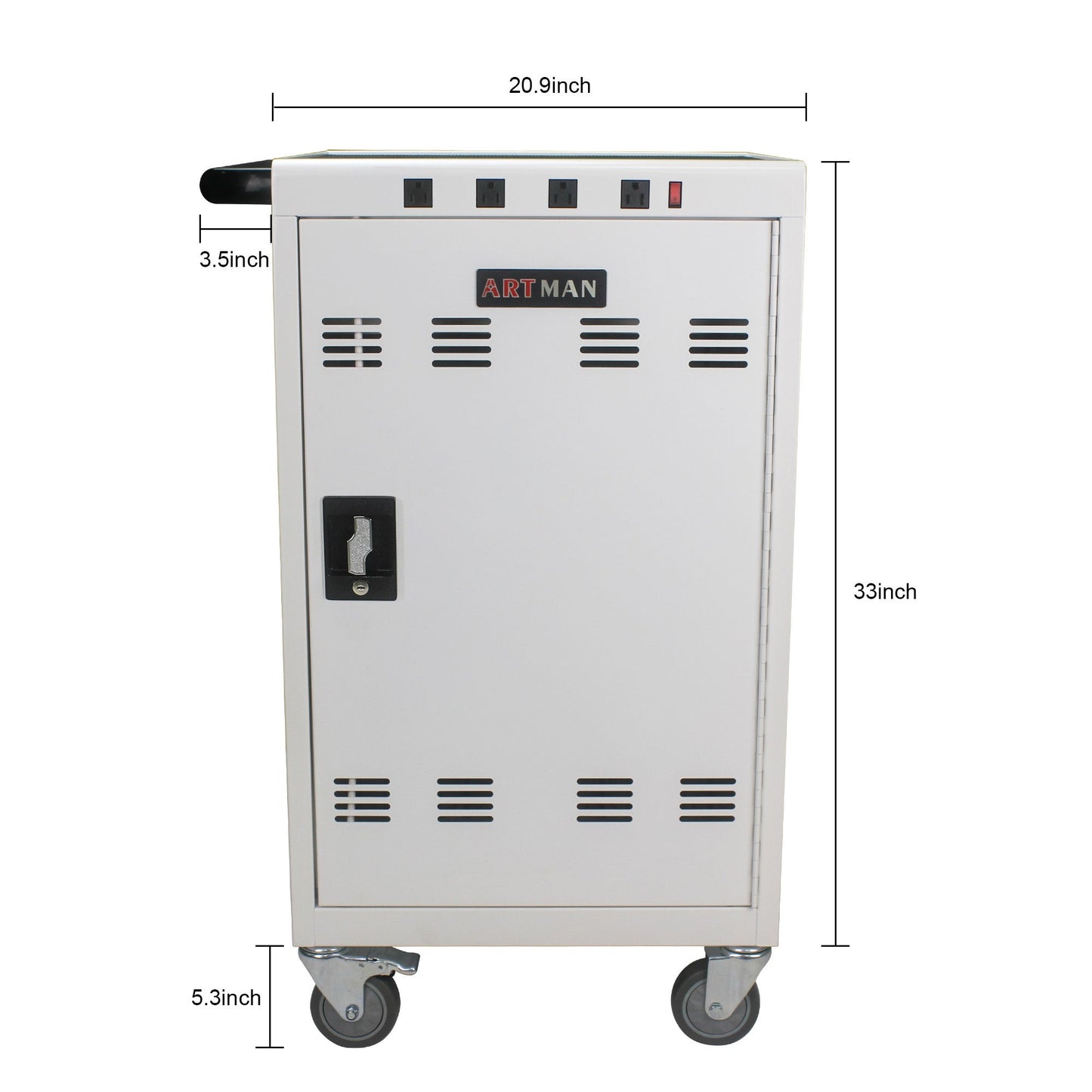 Mobile Charging Cart and Cabinet for 31+4 Devices