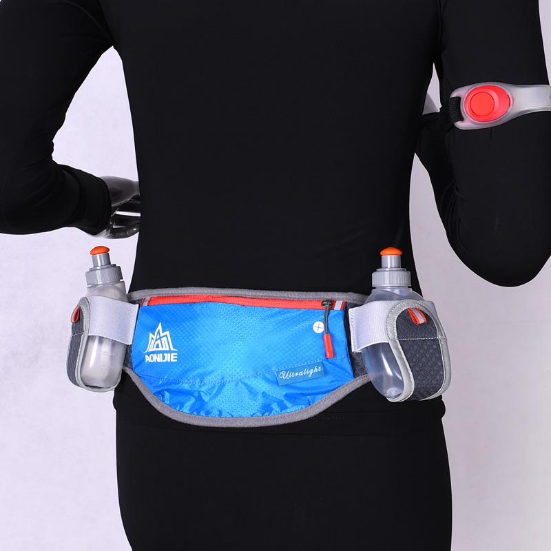 AONIJIE  Running Waist Pack Lightweight Outdoor Sports Racing Hiking Gym Fitness Hydration Belt Water Bottle - Korvel