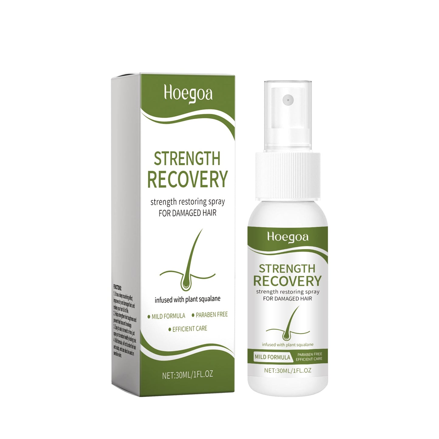 Spray Reparador Sin Enjuague Nutritivo para Cabello Sedoso y Brillante