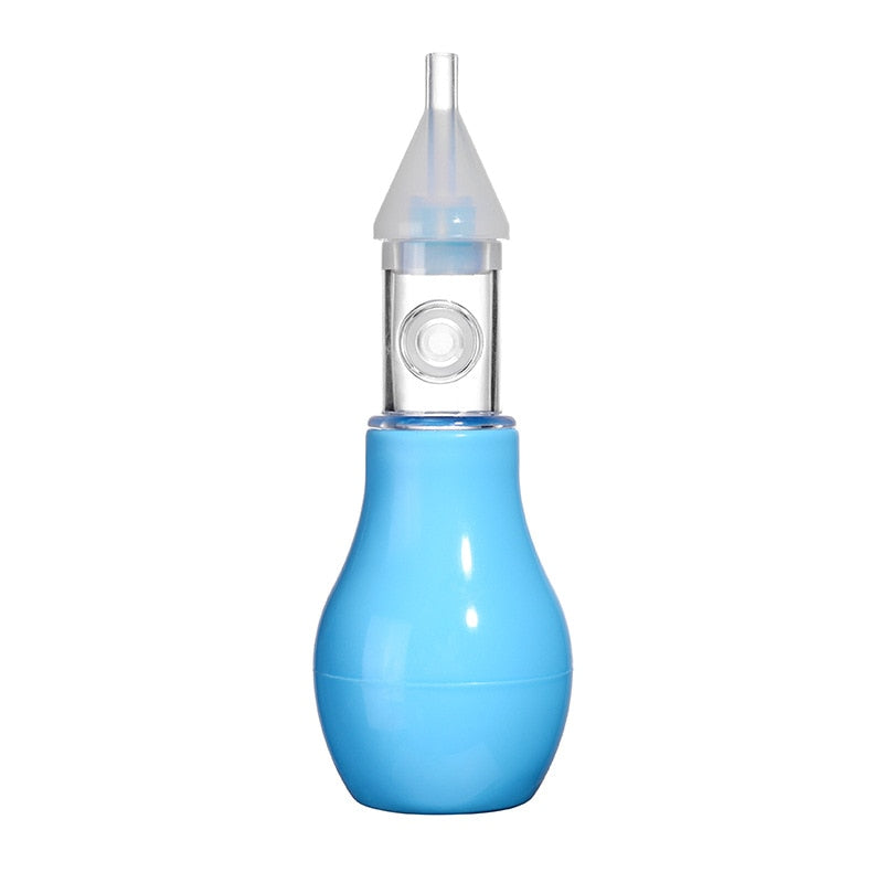 Infant silicone nasal aspirator pump type neonatal cold nasal mucus cleaner antibackflow baby nasal aspirator safe and non-toxic - Korvel
