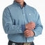 Cinch Men's Long Sleeve Shirt with Blue Diamond Design - Korvel