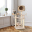 Multi-Level Cat Tree with Condo, Hammock & Rotatable Balls