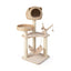 Multi-Level Cat Tree with Condo, Hammock & Rotatable Balls