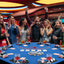 Gbruno 48 Inch 8-Player Foldable Poker Table Top - Blue