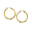 14k Yellow Gold Polished Hoop Earrings - 40 mm