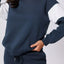 Drop Shoulder Loose Sweatshirt and Joggers Active Set