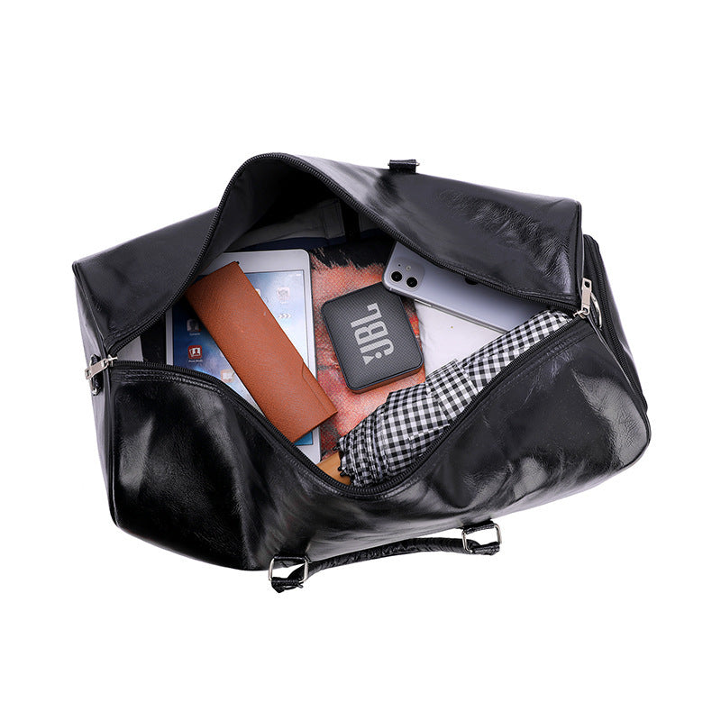 Pu Retro Business Traveling Duffel Bag - Large Capacity