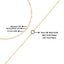 Solid 14K Yellow Gold 2.5mm Paperclip Chain Necklace - 18"
