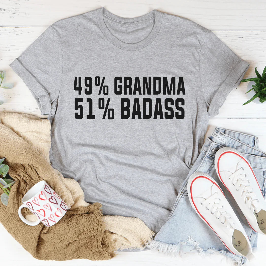 49% Grandma 51% Badass Tee - Korvel