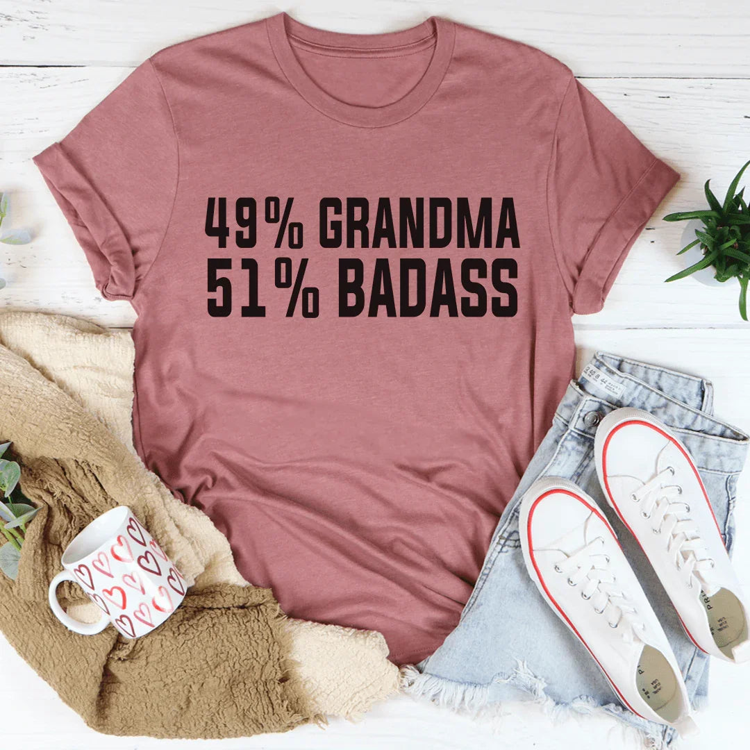49% Grandma 51% Badass Tee - Korvel