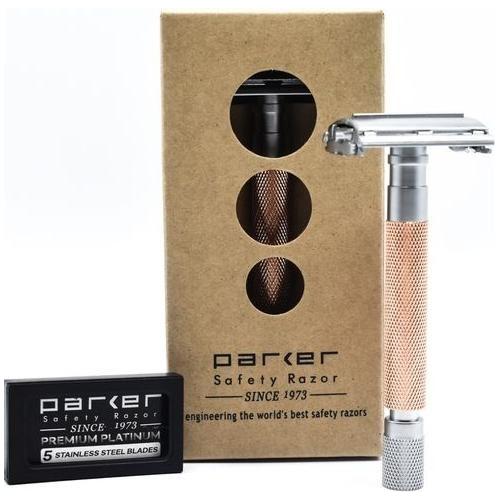 Parker 74R RG Maquinilla de Afeitar en Oro Rosa y Cromo Satinado